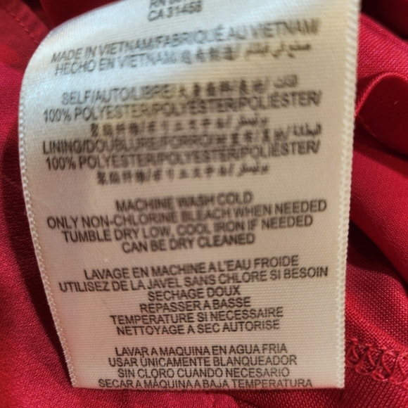 BCBGeneration One Shoulder Lollipop Blouson Ruffle Mini Dress Size L In Hot Pink - Picture 11 of 12